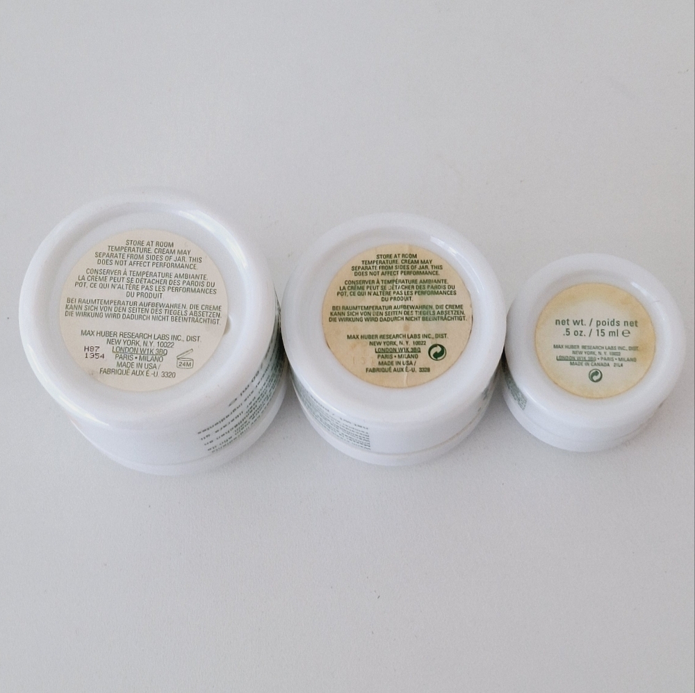La Mer bundle of 3 EMPTY containers and cosmetic bag - Picture 3 of 14